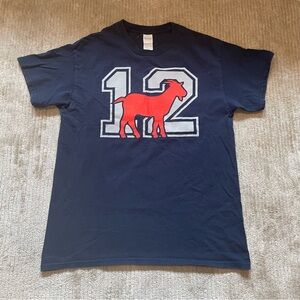 New England Patriots #12 GOAT Adult Unisex T-Shirt